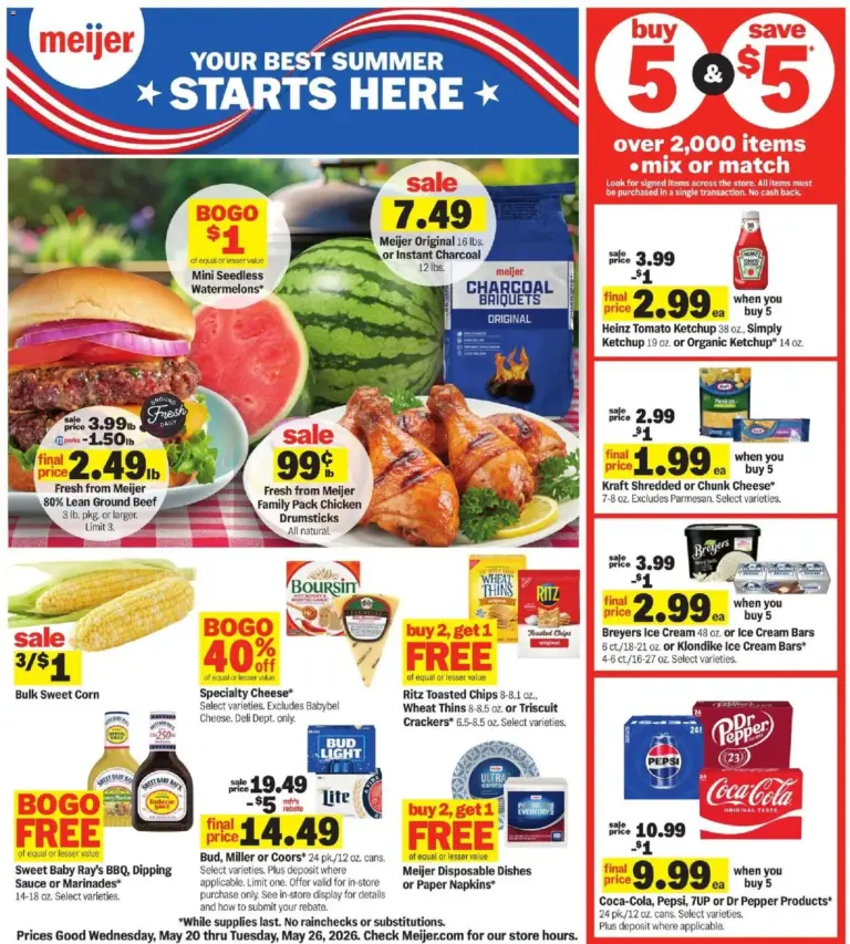 Meijer Weekly Ad - MI (05/20 - 05/26 2026) - Flyer