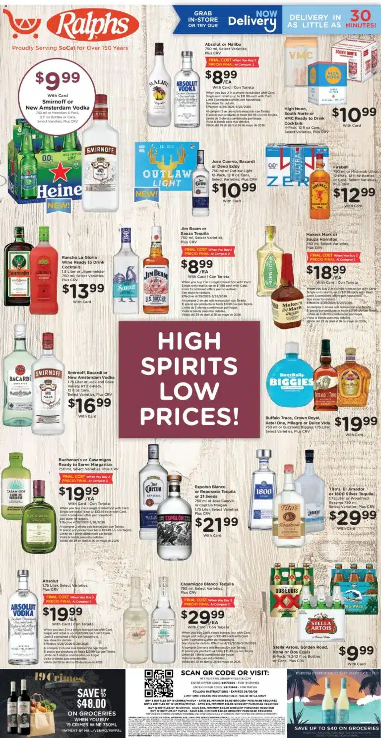 Ralphs Adult Beverage (05/20 - 05/26 2026) - Flyer