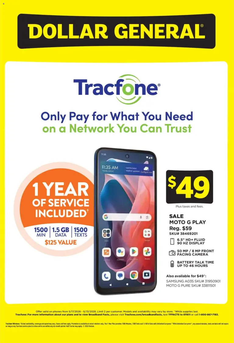 Dollar General Wireless Deals (05/17 - 06/13 2026) - Flyer