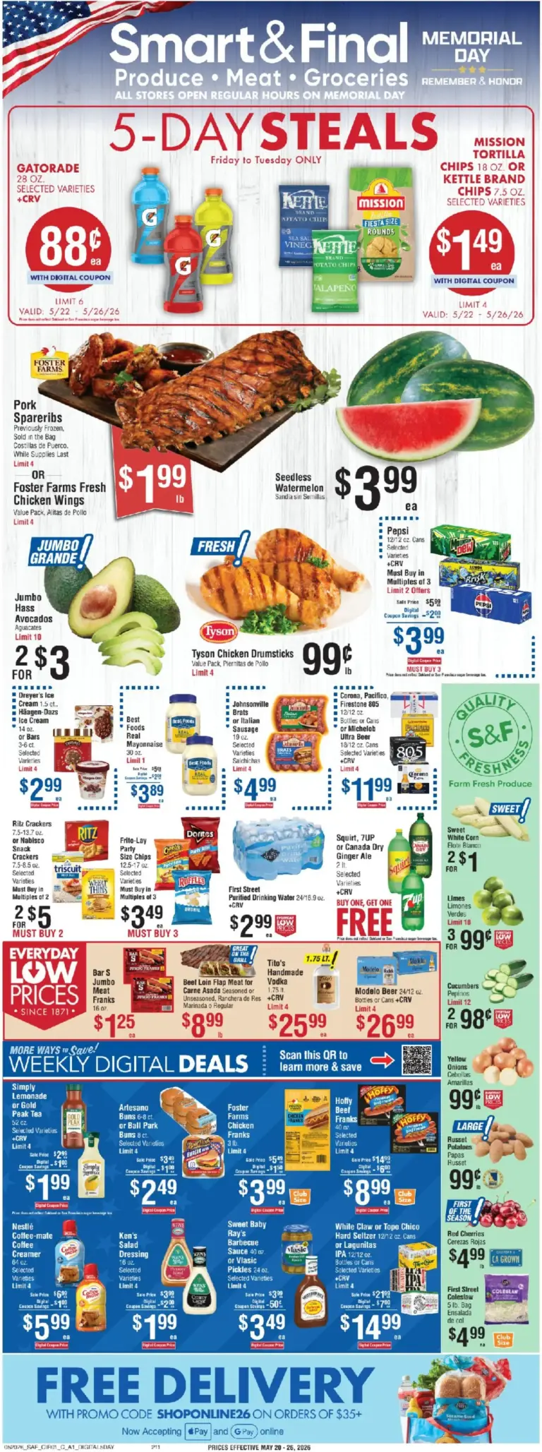 Smart & Final Weekly Ad (05/22 - 05/26 2026) - Flyer