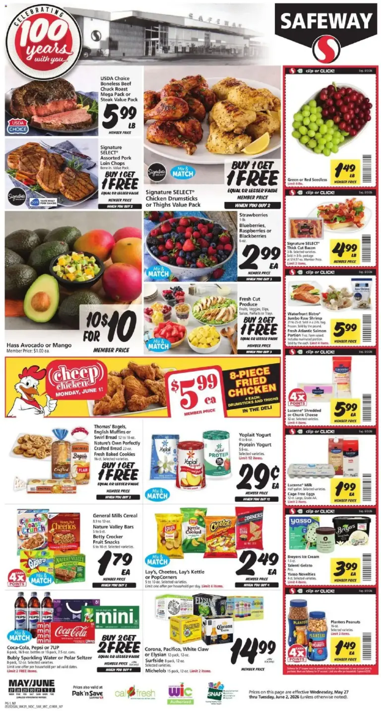 Safeway Weekly Ad (05/27 - 06/02 2026) - Flyer