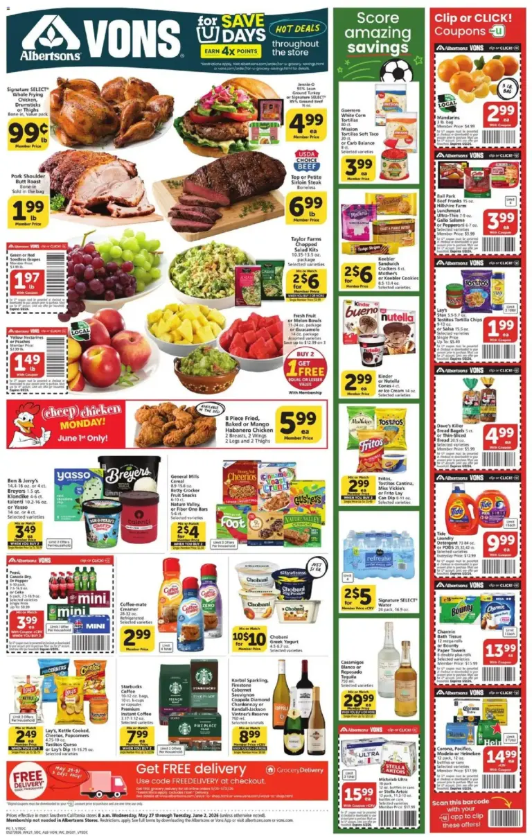 Vons Weekly Ad (05/27 - 06/02 2026) - Flyer