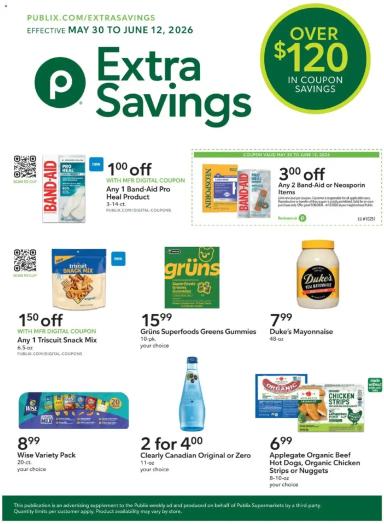 Publix Extra Savings (05/30 - 06/12 2026) - Flyer
