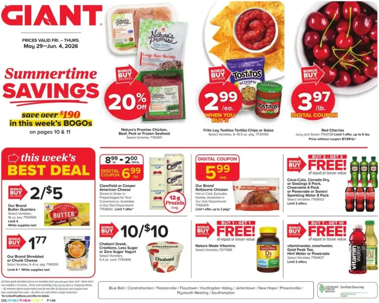 Giant Weekly Ad (05/29 - 06/04 2026) - Flyer
