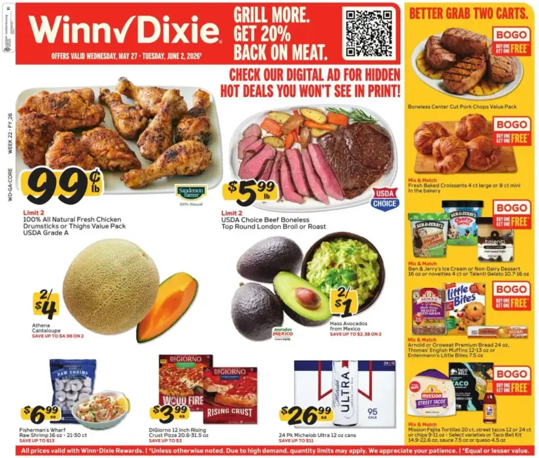 Winn Dixie Weekly Circular - GA (05/27 - 06/02 2026) - Flyer