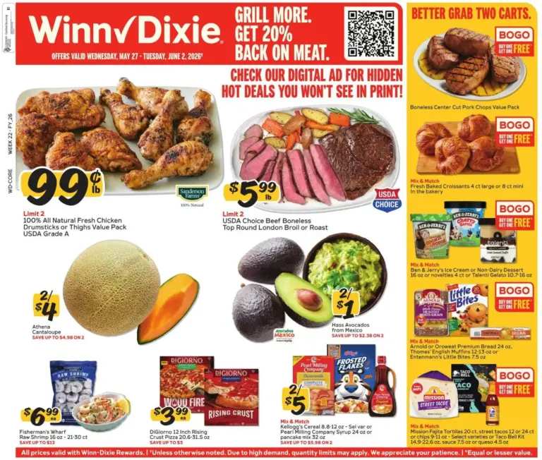 Winn Dixie Weekly Ad (05/27 - 06/02 2026) - Flyer