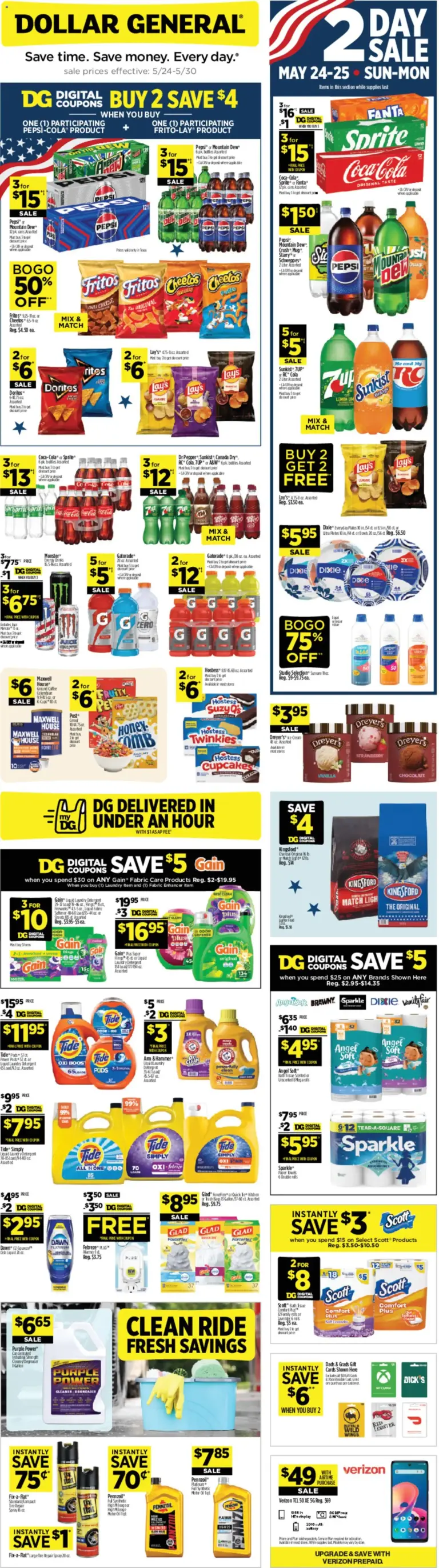 Dollar General Weekly Ad - TX (05/24 - 05/30 2026) - Flyer