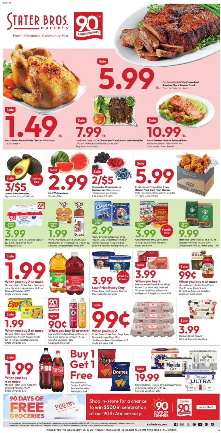 Stater Bros Weekly Ad (05/27 - 06/02 2026) - Flyer