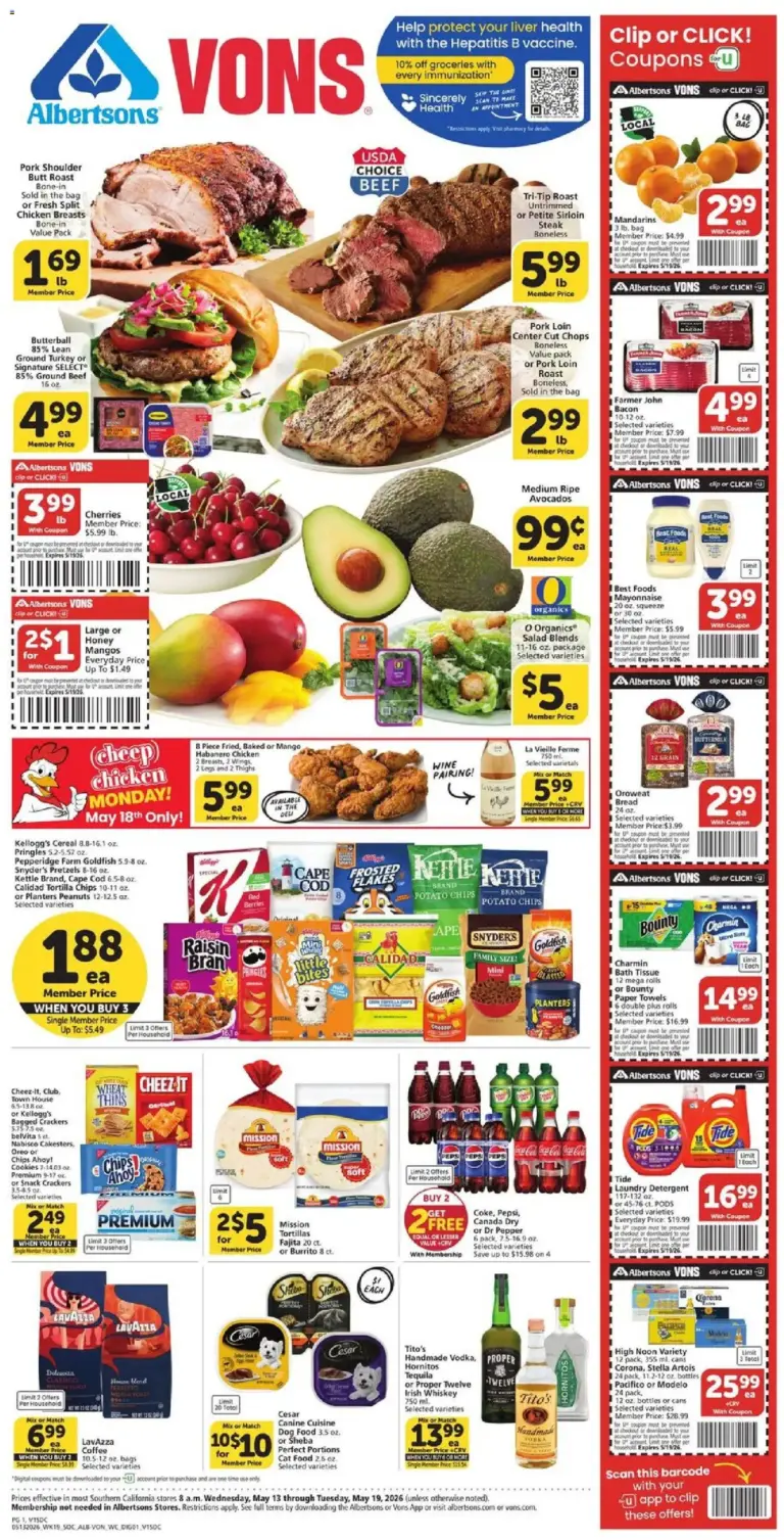 Vons Weekly Ad (05/13 - 05/19 2026) - Flyer