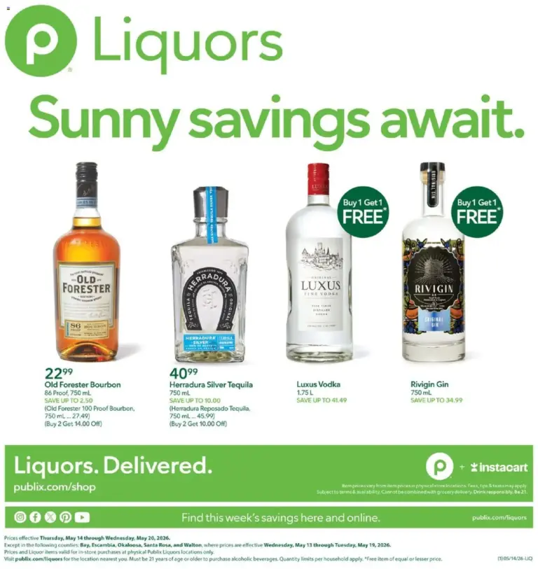 Publix Liquor (05/14 - 05/20 2026) - Flyer