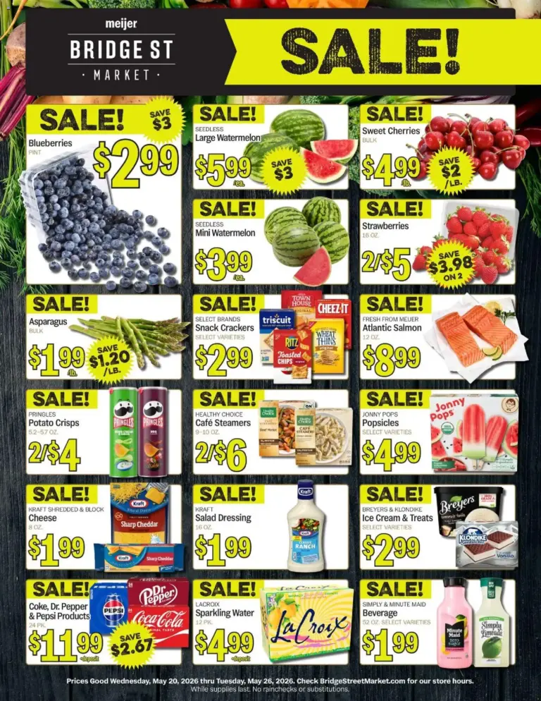 Meijer Bridge Street Market (05/20 - 05/26 2026) - Flyer