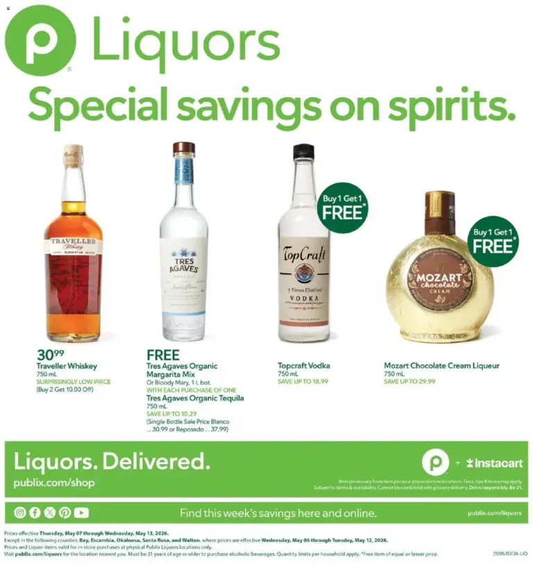 Publix Liquor (05/06 - 05/12 2026) - Flyer