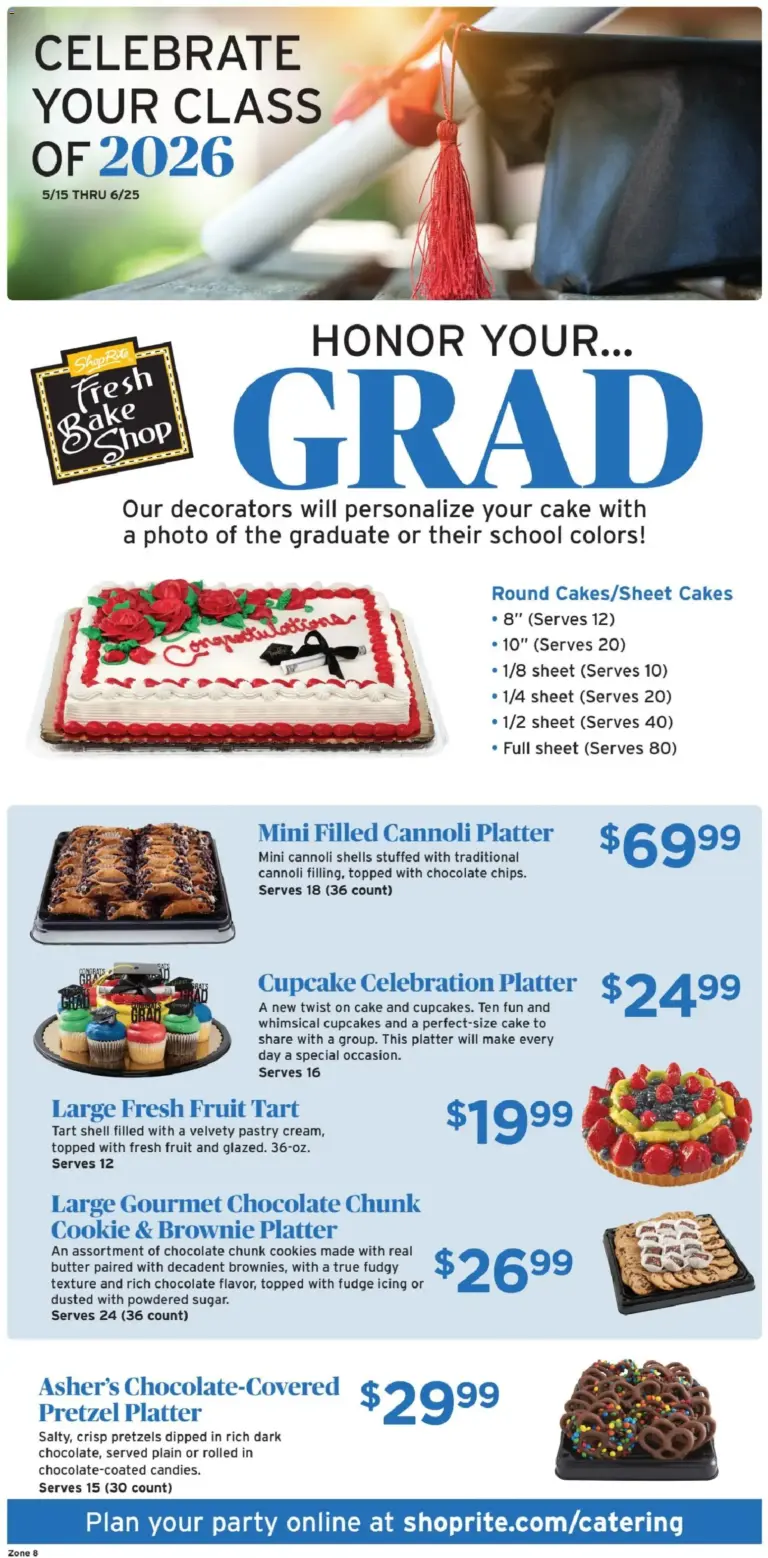 ShopRite Graduation Catering (05/14 - 06/25 2026) - Flyer