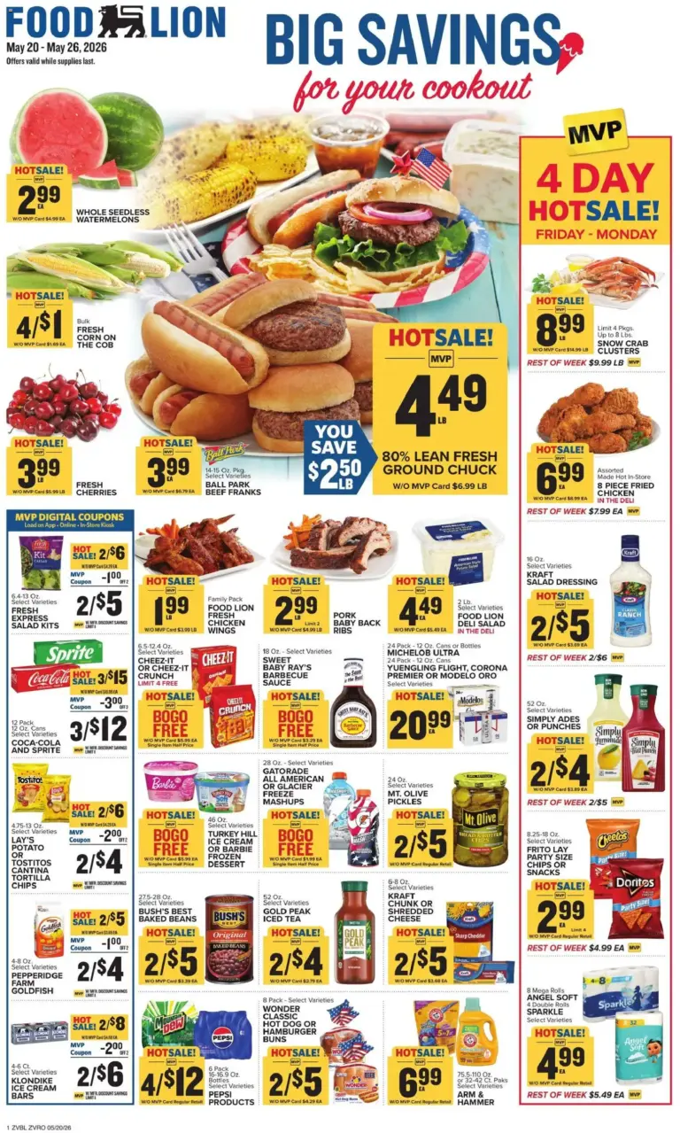 Food Lion Weekly Ad (05/20 - 05/26 2026) - Flyer