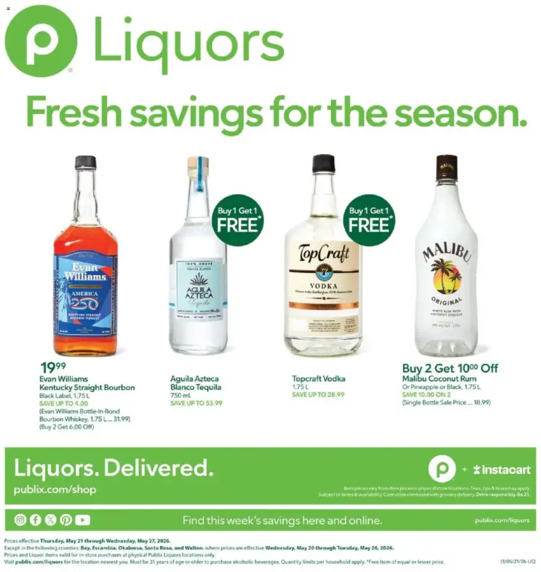 Publix Liquor (05/21 - 05/27 2026) - Flyer