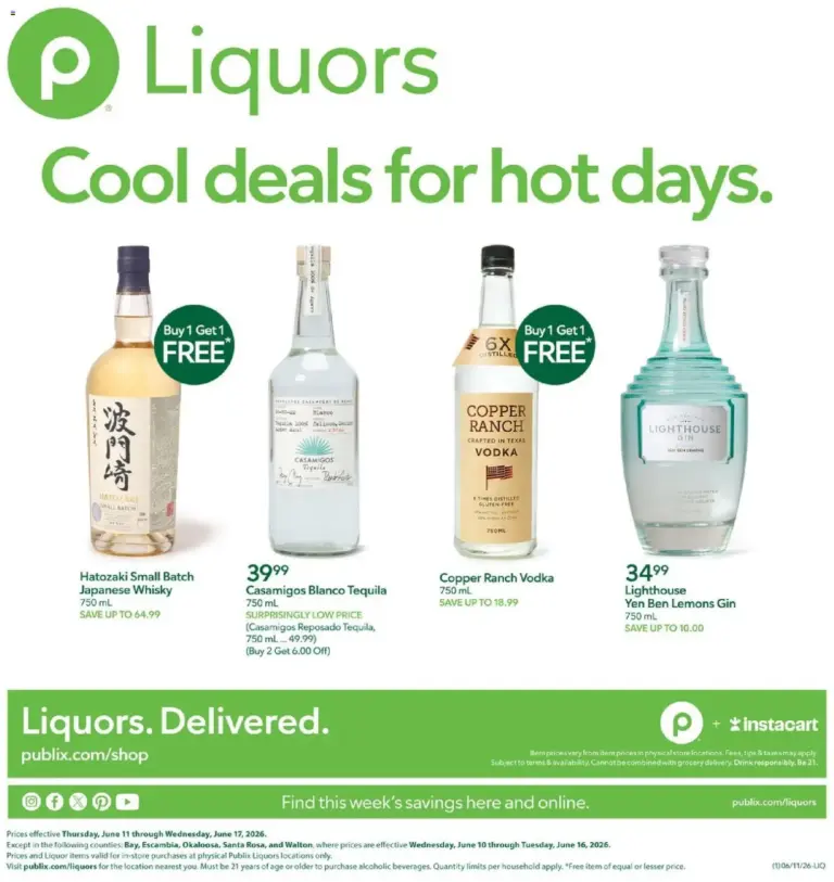 Publix Liquors (06/11 - 06/17 2026) - Flyer