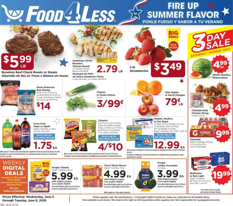 Food 4 Less Weekly Ad (06/03 - 06/09 2026) - Flyer