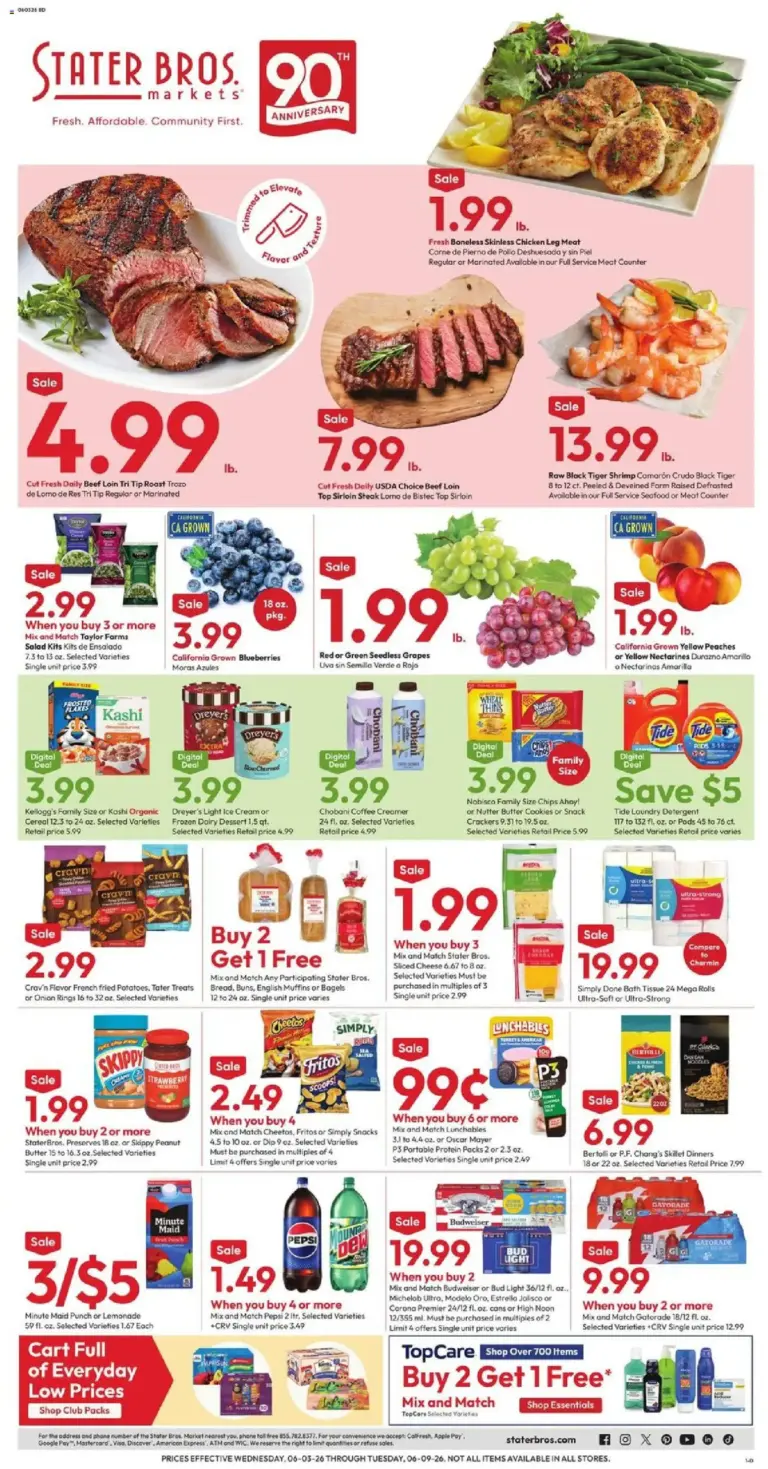 Stater Bros Weekly Ad (06/03 - 06/09 2026) - Flyer