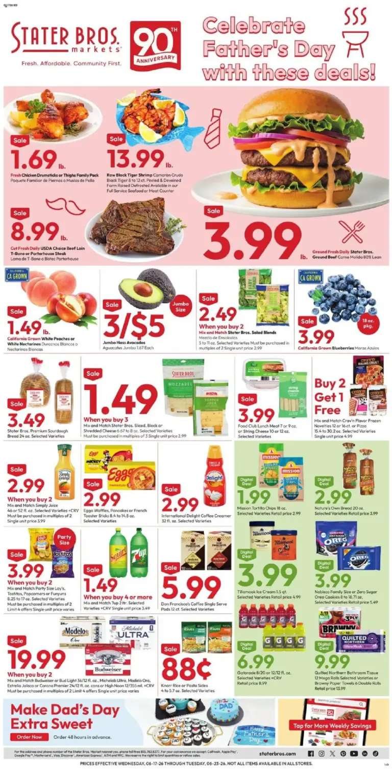 Stater Bros Weekly Ad (06/17 - 06/23 2026) - Flyer
