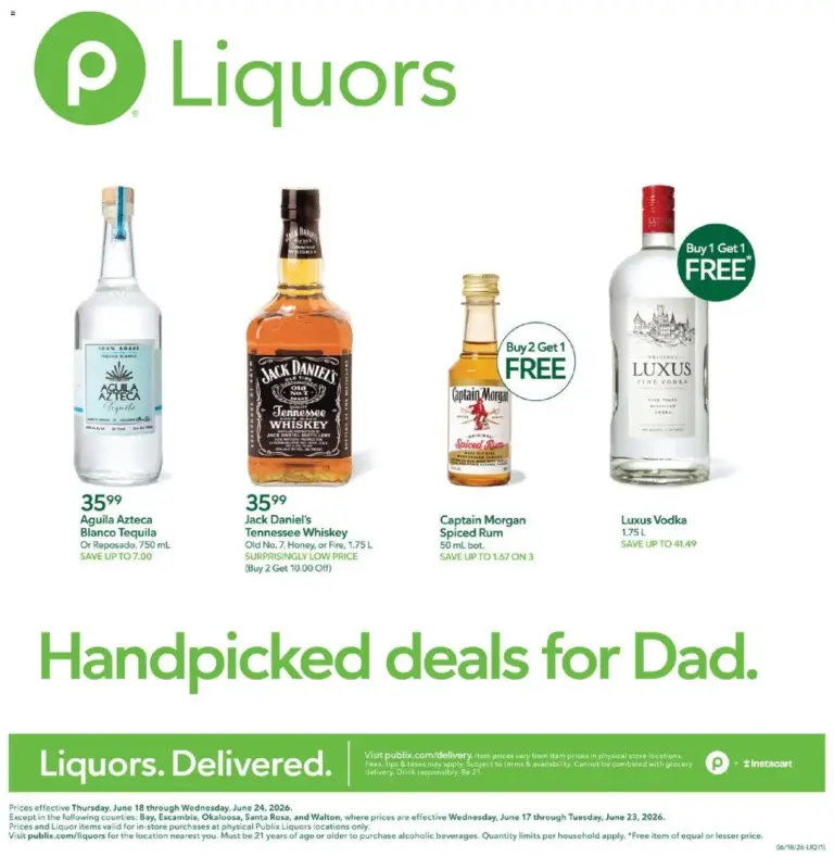 Publix Liquors 06/18 - 06/24 2026