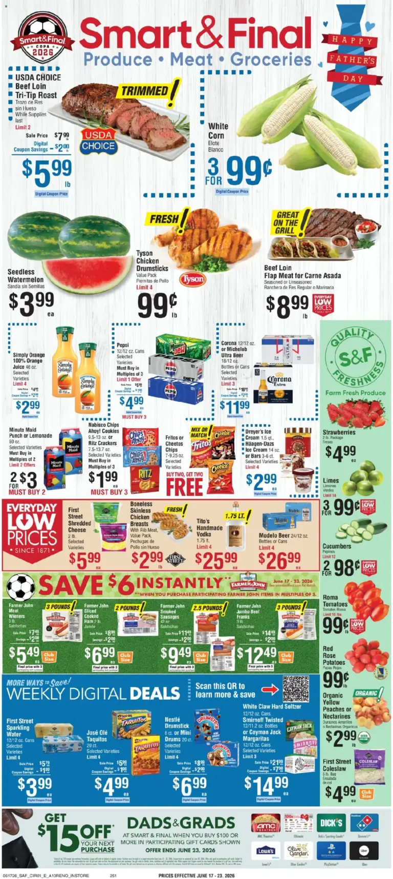 Smart & Final Weekly Ad 06/17 - 06/23 2026