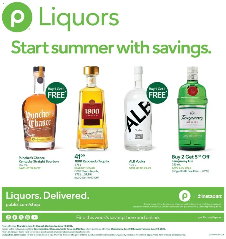 Publix Liquors (06/04 - 06/10 2026) - Flyer