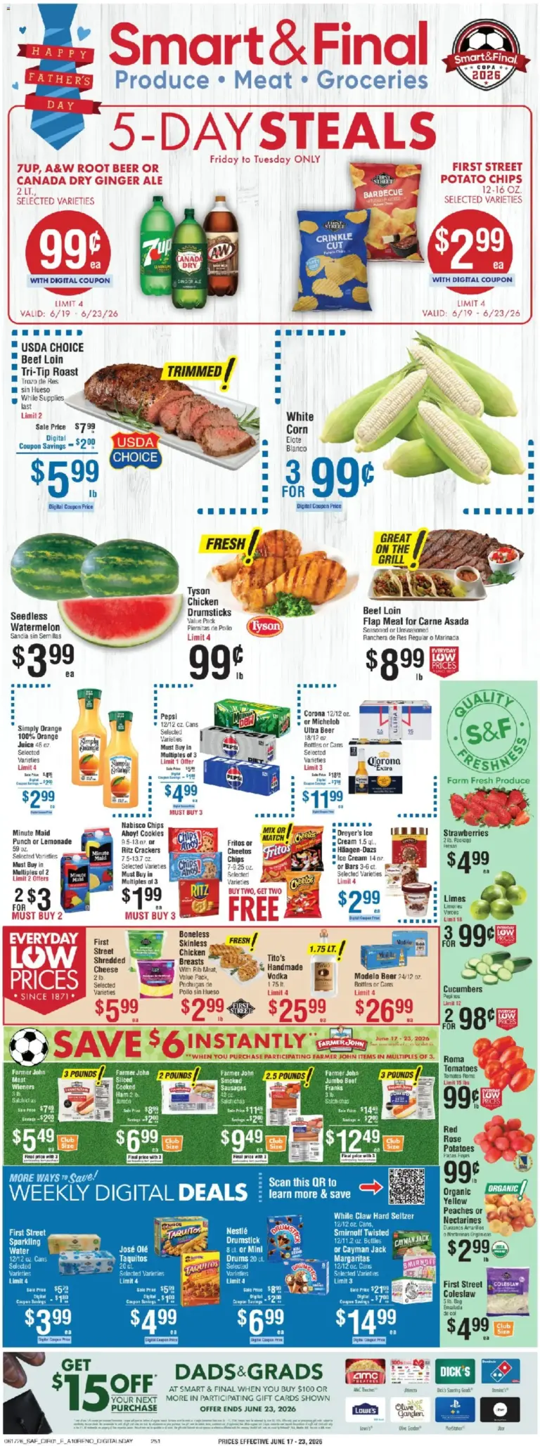 Smart & Final Weekly Ad 06/19 06/23 2026