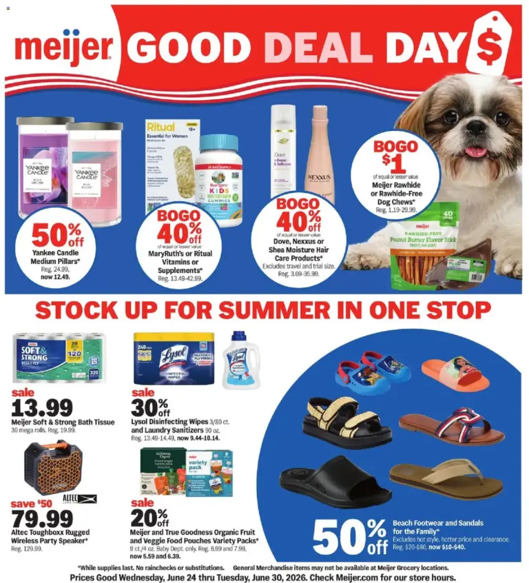 Meijer Good Deal Day 06/24 06/30 2026