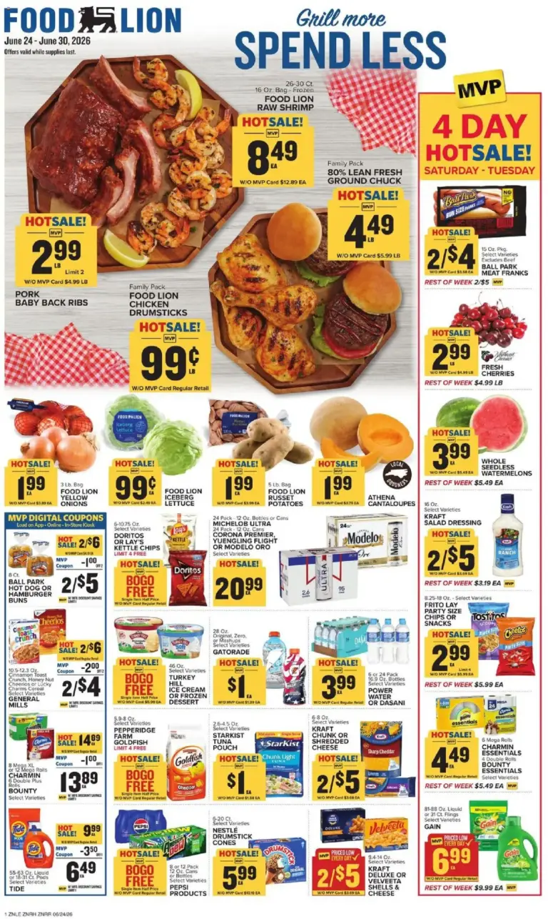 Food Lion Weekly Ad 06/24 06/30 2026