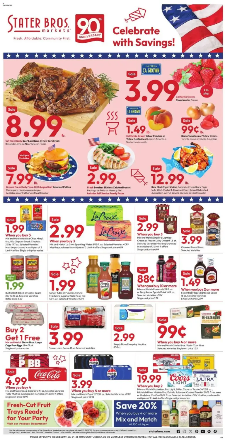 Stater Bros Weekly Ad 06/24 06/30 2026