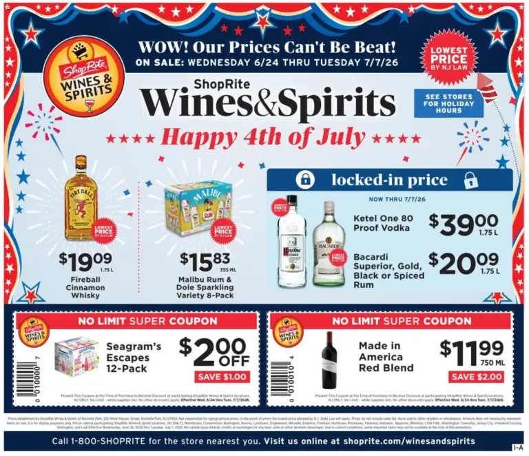 ShopRite Wine & Spirits 06/24 07/07 2026