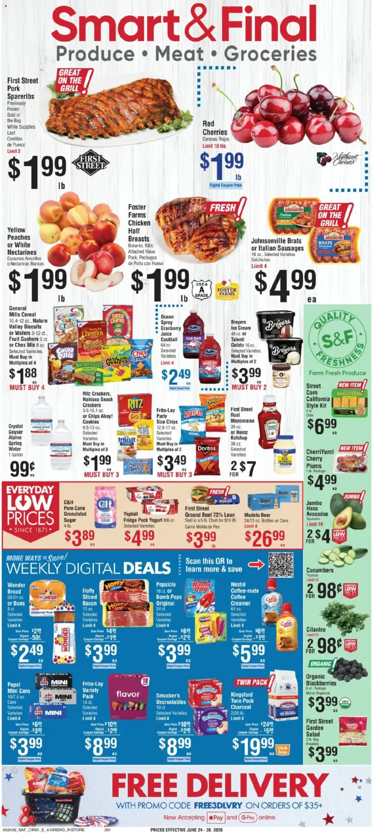 Smart & Final Weekly Ad 06/24 06/30 2026