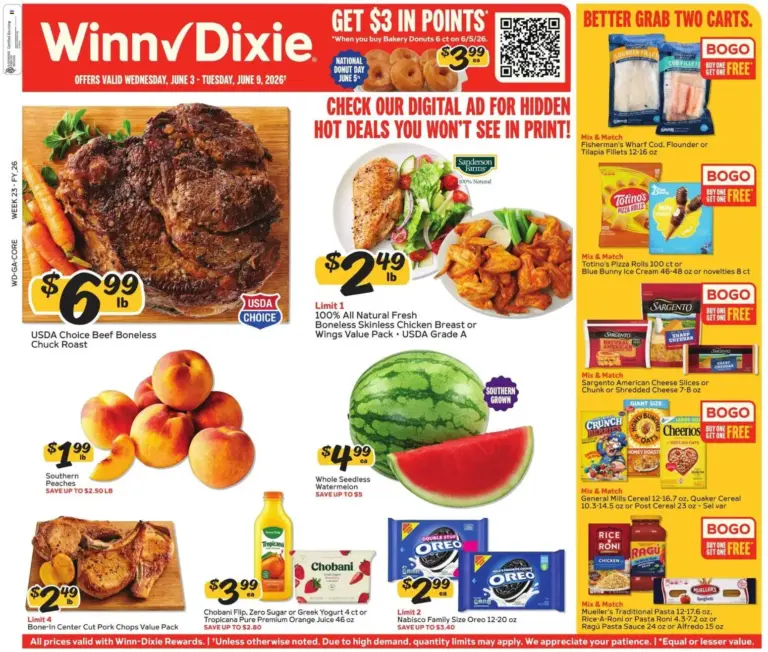 Winn Dixie Weekly Circular - GA (06/03 - 06/09 2026) - Flyer