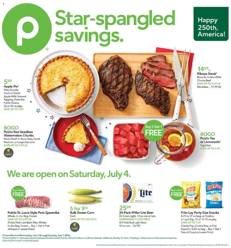 Publix Weekly Ad 07/01 07/07 2026