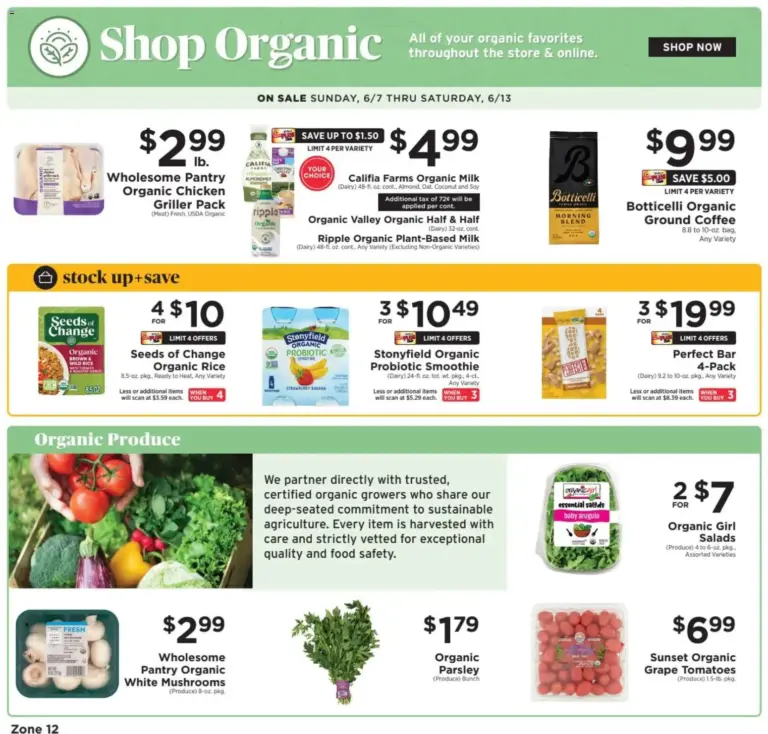 ShopRite Shop Organic (06/07 - 06/13 2026) - Flyer