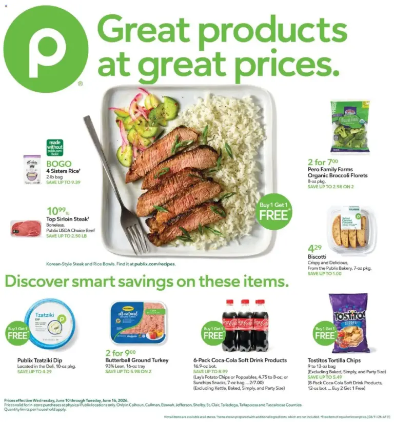 Publix Weekly Ad (06/10 - 06/16 2026) - Flyer