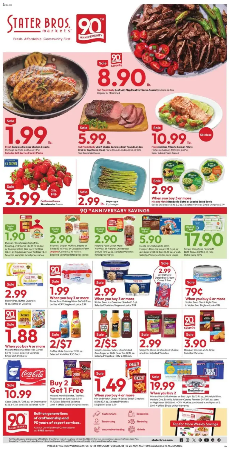 Stater Bros Weekly Ad (06/10 - 06/16 2026) - Flyer