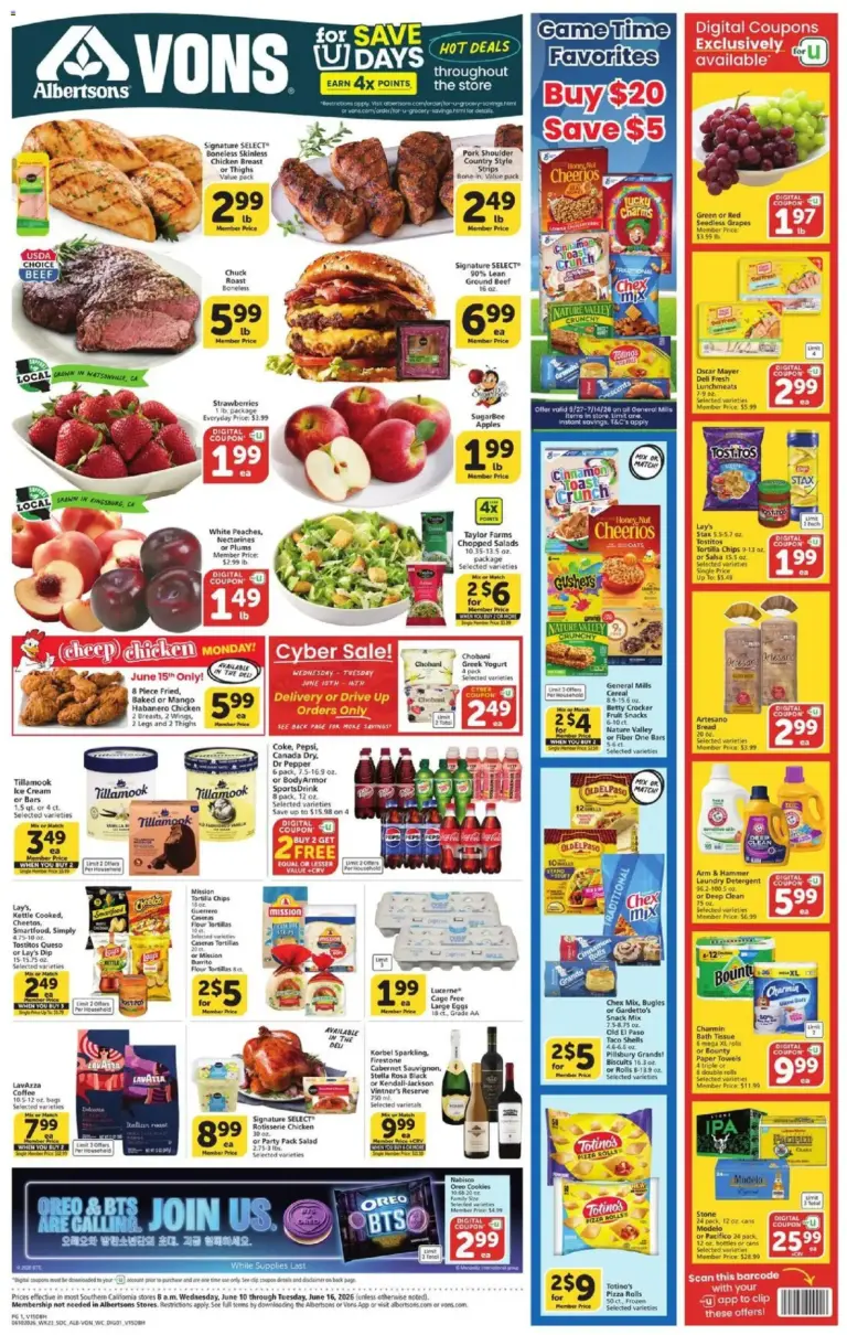 Vons Weekly Ad (06/10 - 06/16 2026) - Flyer