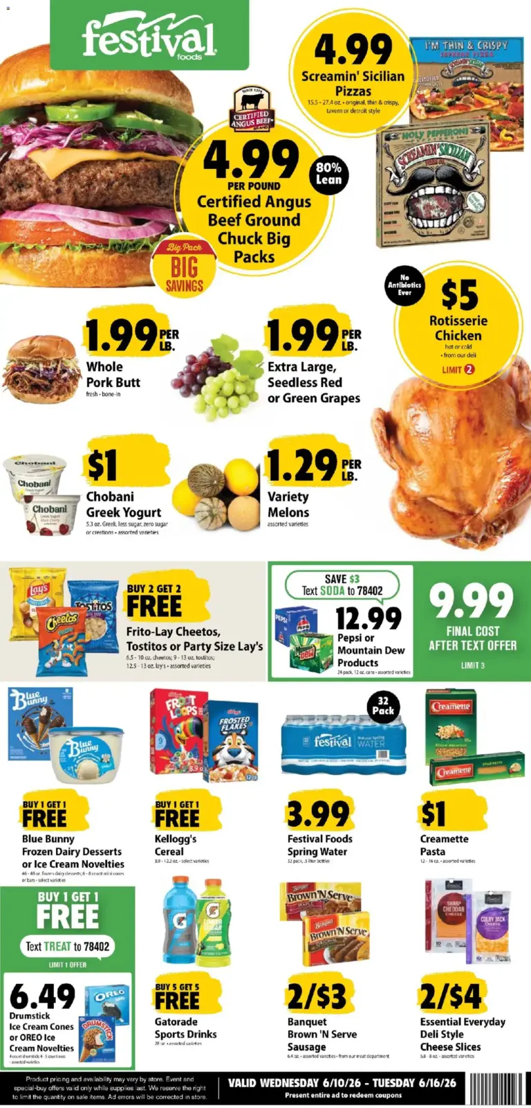 Festival Foods Weekly Ad (06/10 - 06/16 2026) - Flyer