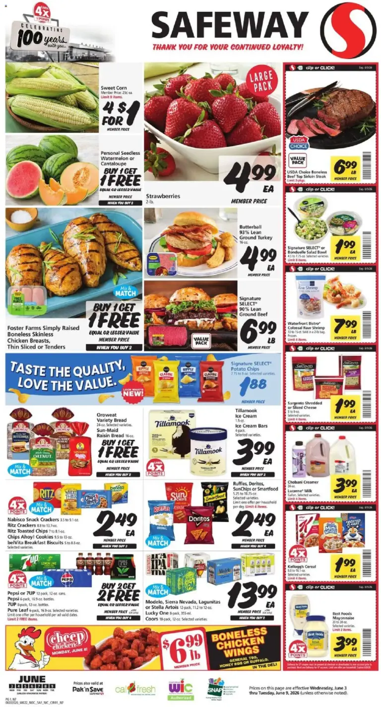 Safeway Weekly Ad (06/03 - 06/09 2026) - Flyer