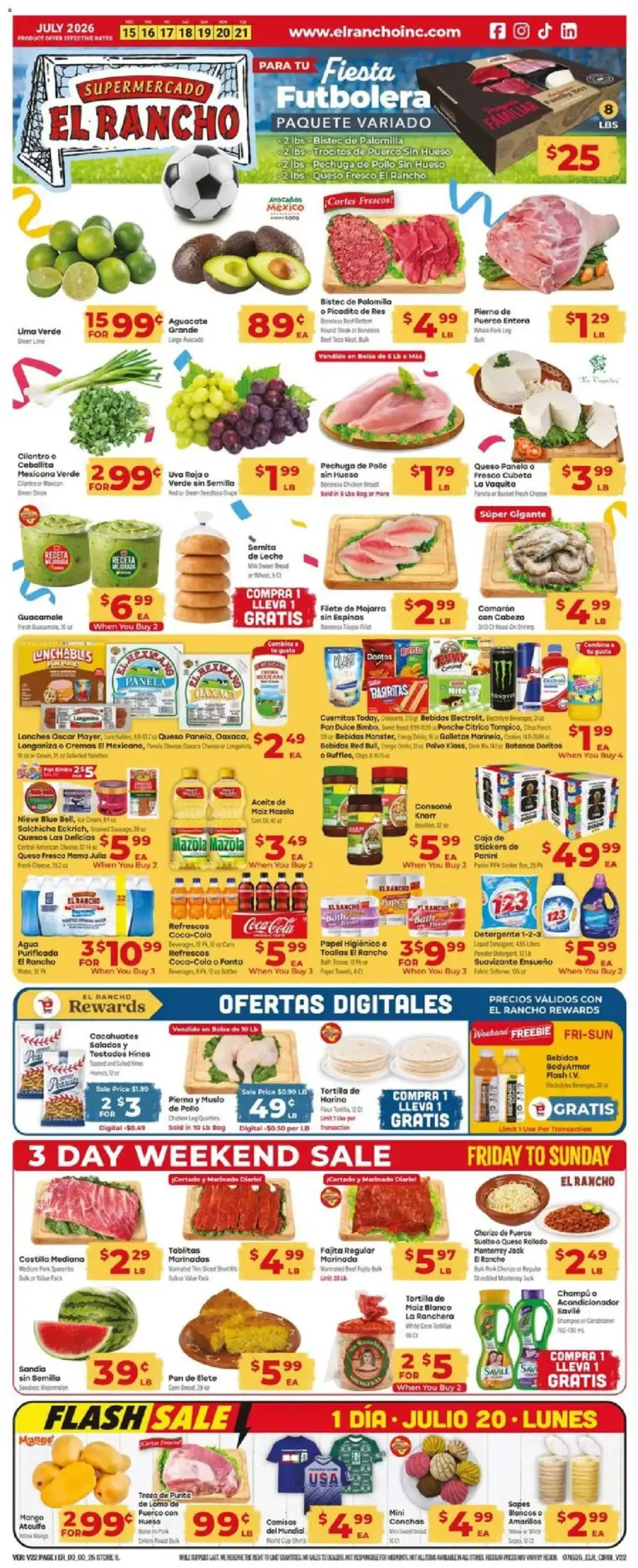 El Rancho Weekly Ad 07/15 07/21 2026