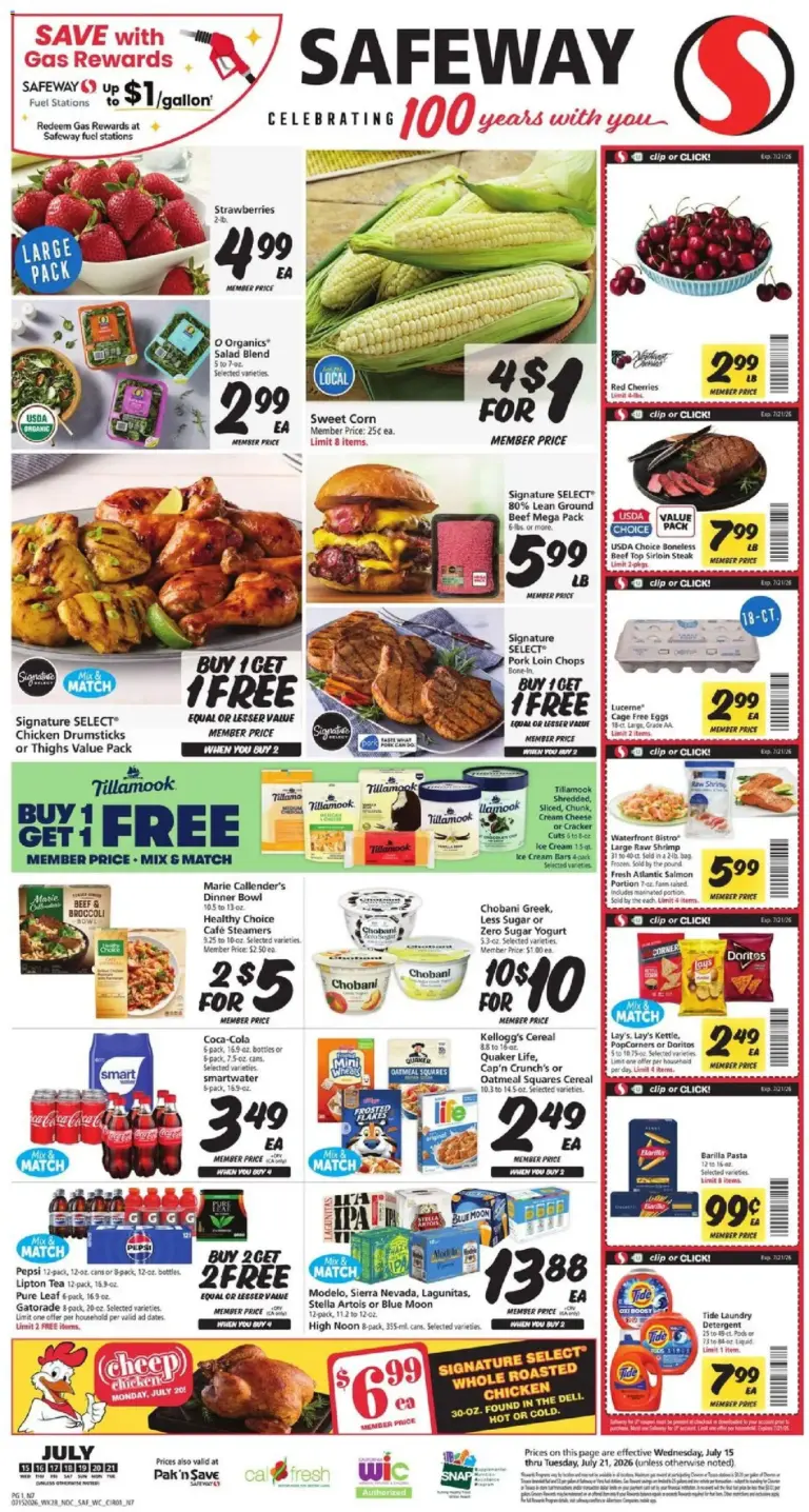 Safeway Weekly Ad 07/15 07/21 2026
