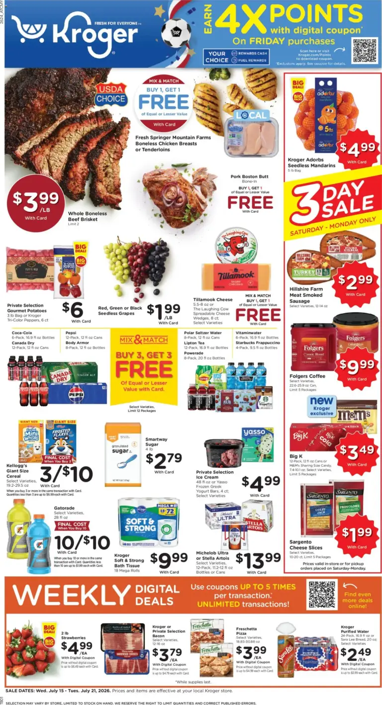 Kroger Weekly Ad 07/15 07/21 2026