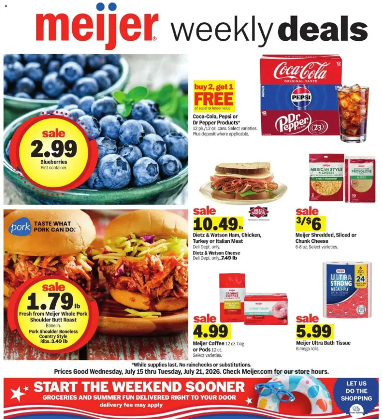 Meijer Weekly Ad MI 07/15 07/21 2026