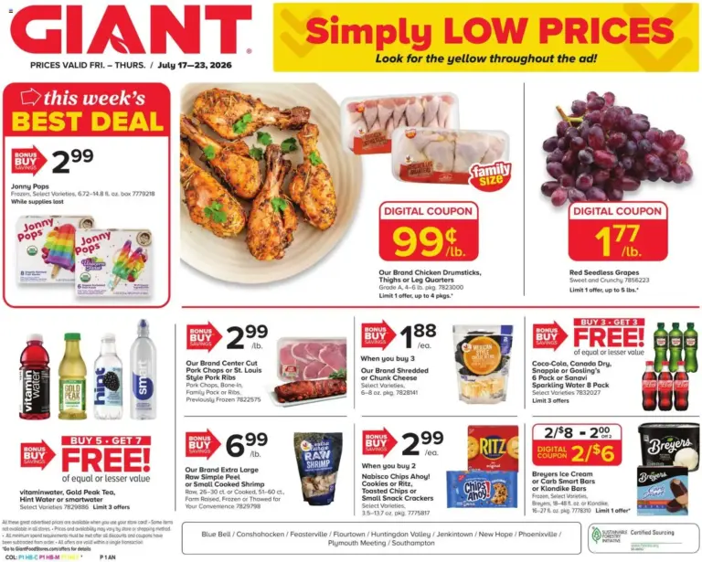 Giant Weekly Ad 07/17 07/23 2026
