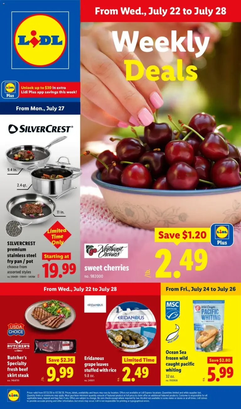 Lidl Weekly Ad 07/22 07/28 2026