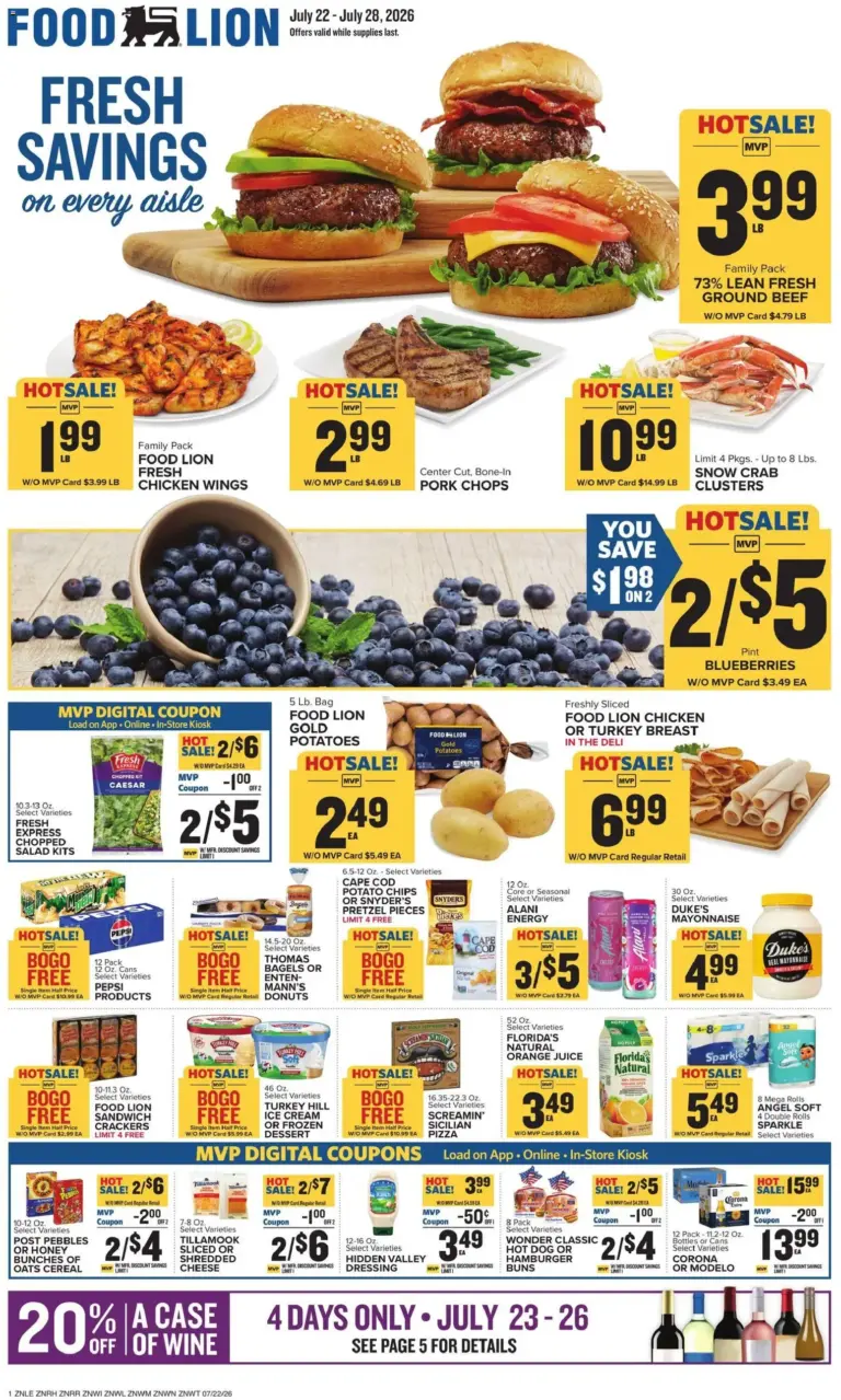 Food Lion Weekly Ad 07/22 07/28 2026