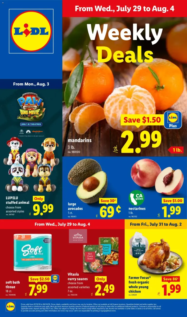 Lidl Weekly Ad 07/29 08/04 2026
