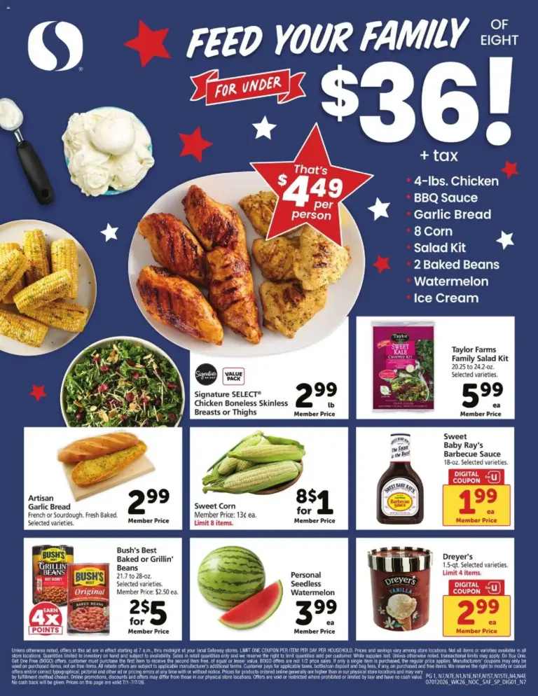 Safeway Ad 07/01 07/07 2026