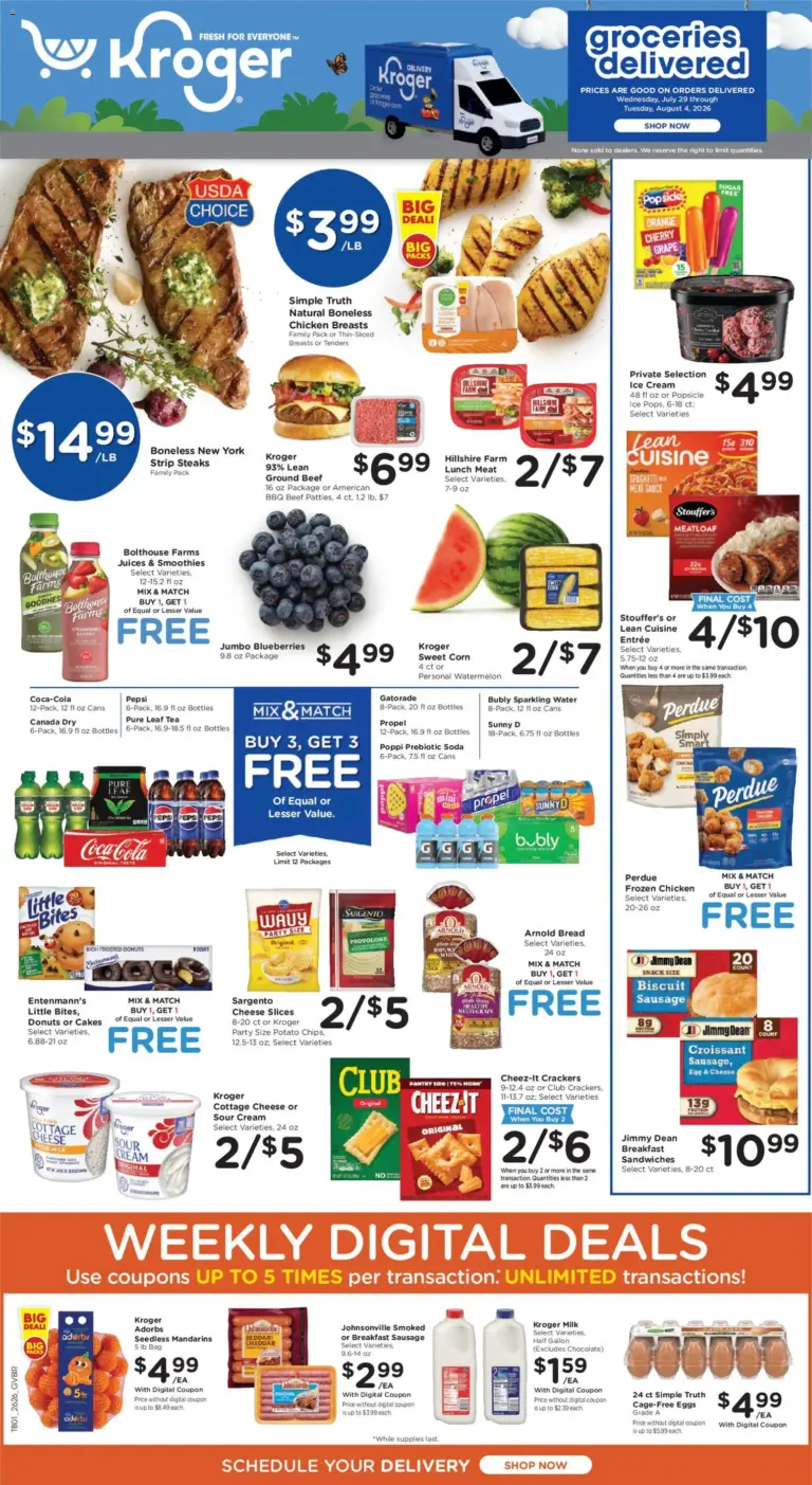 Kroger Ad 07/29 08/04 2026